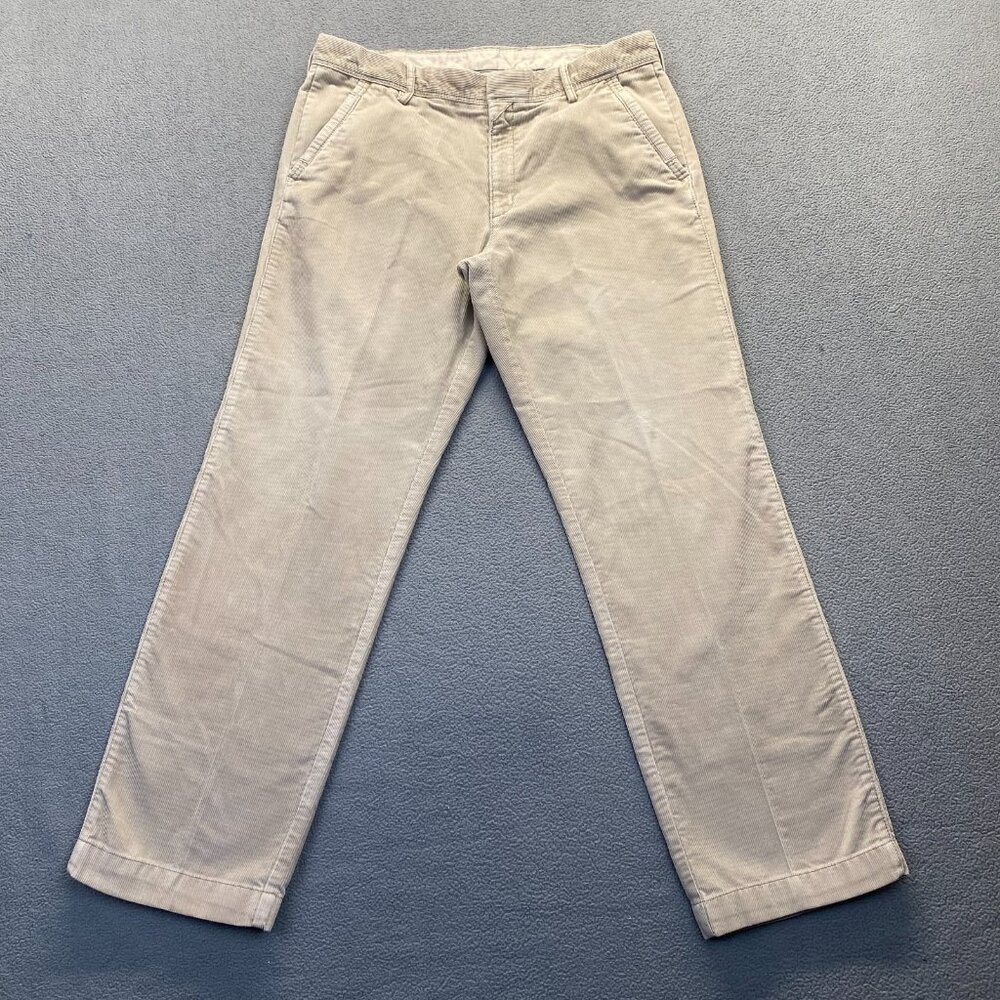 LK Life Made Simple Corduroy Pants Men's Size 34X32 Straight Leg Flat Front